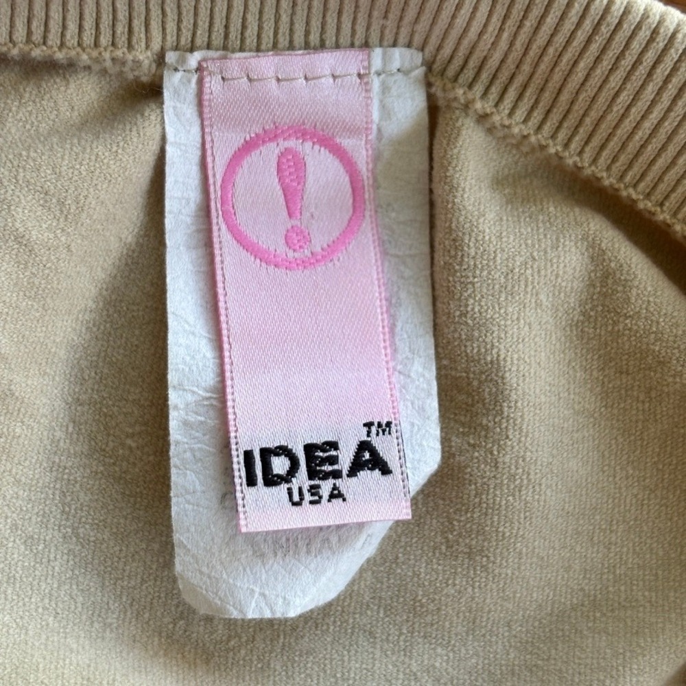 IDEA USA Lace Trimmed Bandeau‎ Top Cream Smocked Stretchy Comfort S M - Picture 5 of 6